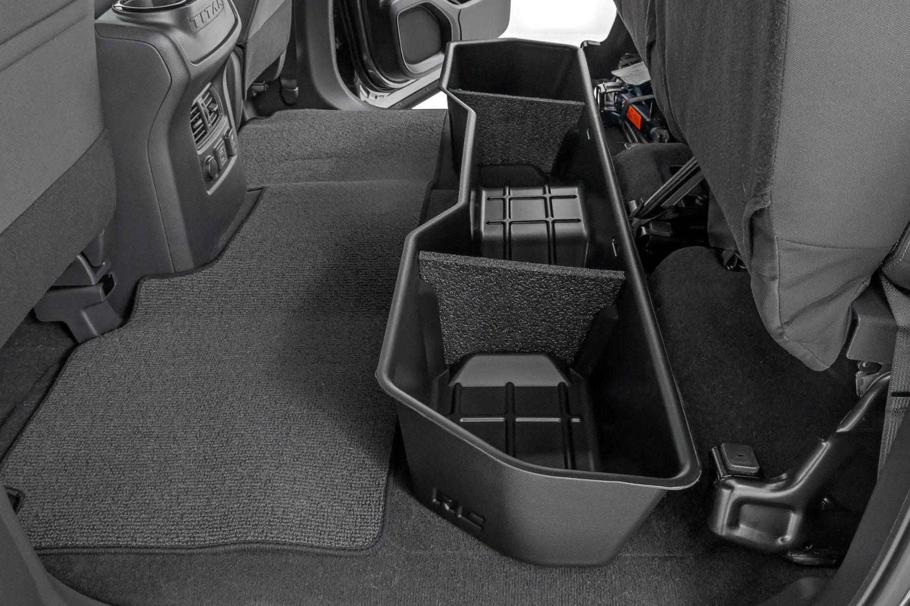 Rough Country Under Seat Storage | Crew Cab | Nissan Titan 2WD/4WD (2004-2024) by Rough Country
