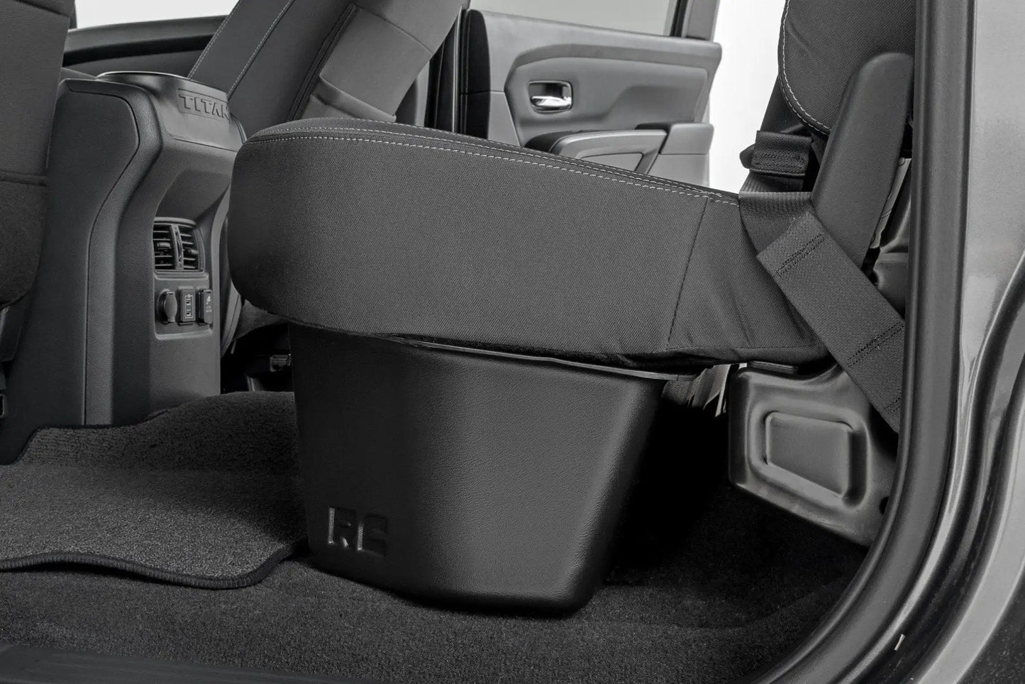 Rough Country Under Seat Storage | Crew Cab | Nissan Titan 2WD/4WD (2004-2024) by Rough Country
