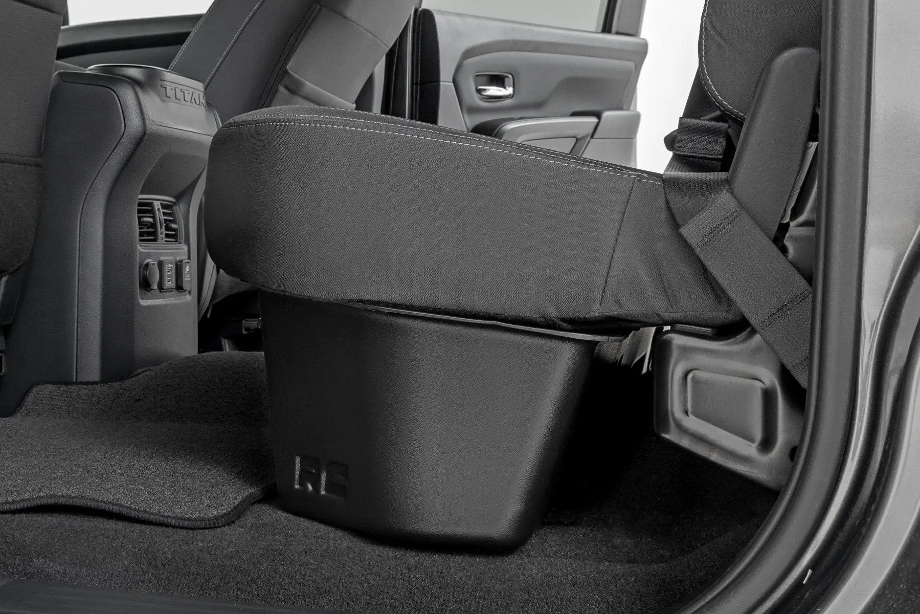 Rough Country Under Seat Storage | Crew Cab | Nissan Titan 2WD/4WD (2004-2024) by Rough Country