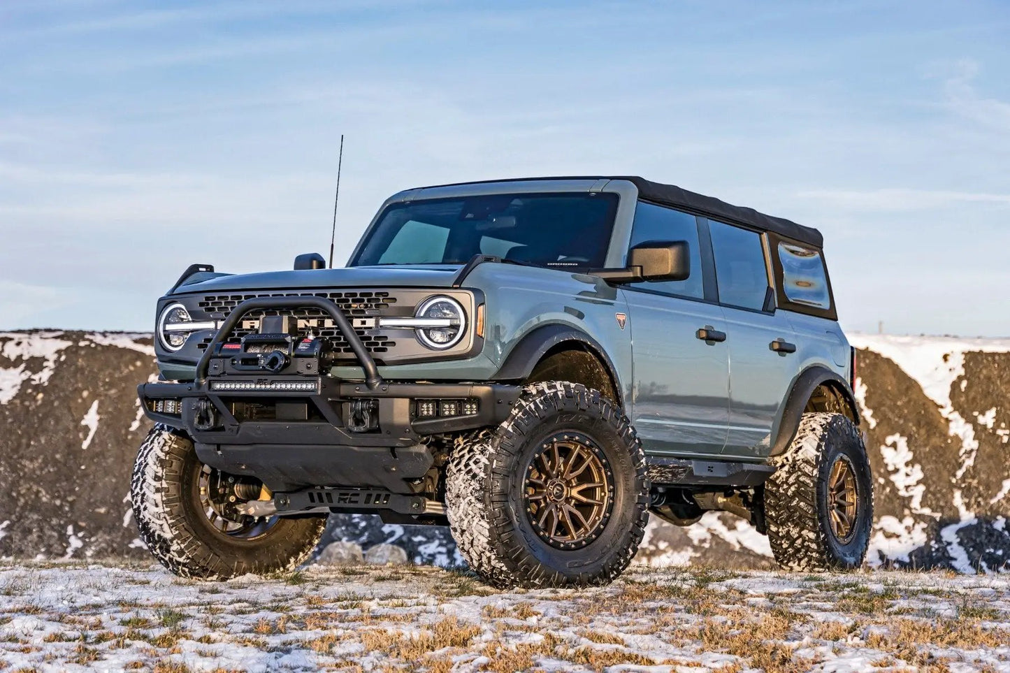 Rough Country 5 Inch Lift Kit | Badlands (Non Sasquatch) 2.3L | Ford Bronco 4WD (2021-2025) by Rough Country