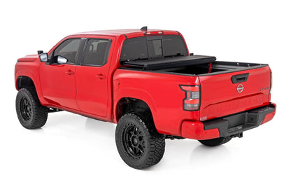 Rough Country Hard Low Profile Bed Cover | 5' Bed | w/Cargo Mgmt | Nissan Frontier (22-26) by Rough Country