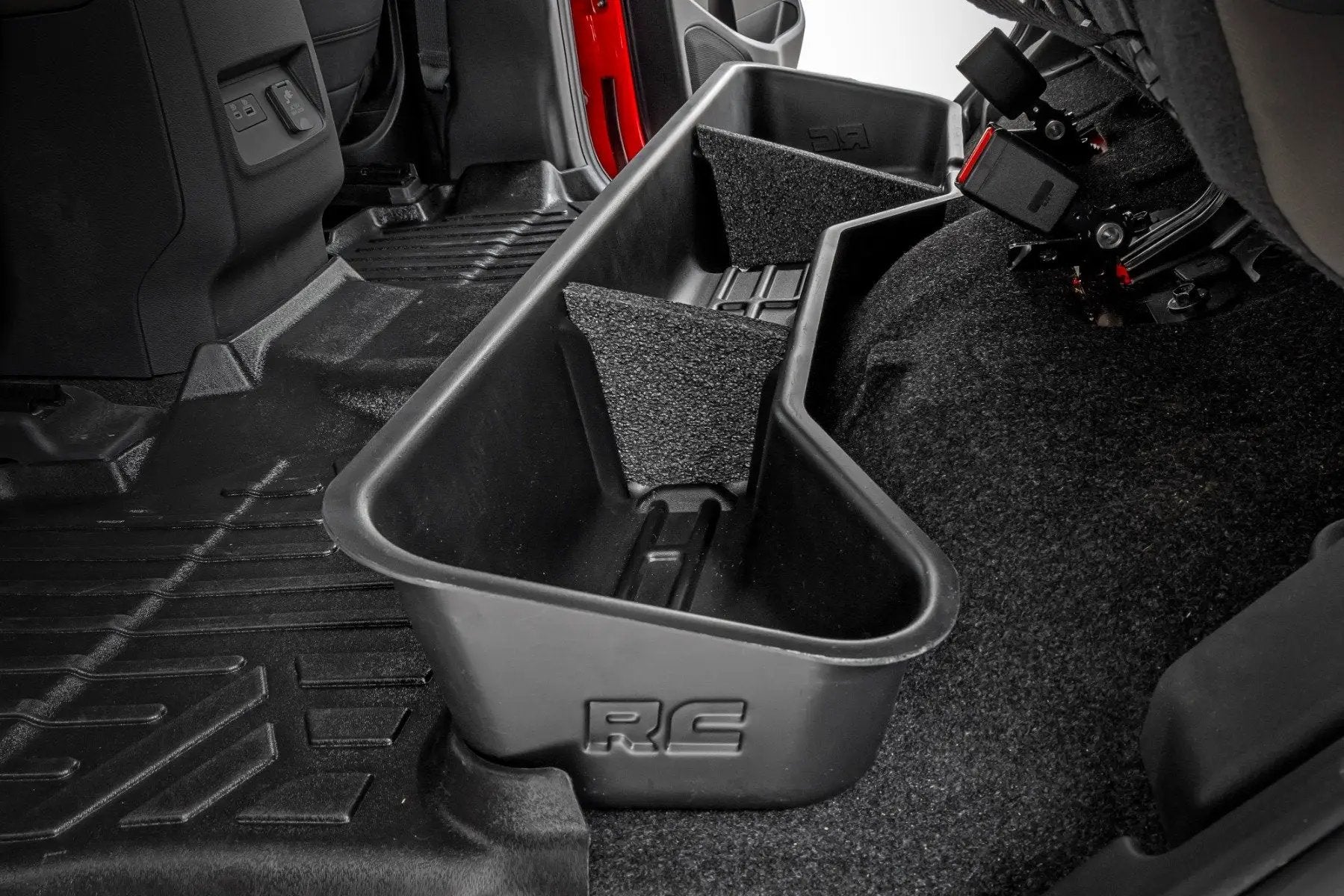 Rough Country Under Seat Storage | Crew Cab | Nissan Frontier 2WD/4WD (2005-2026) by Rough Country