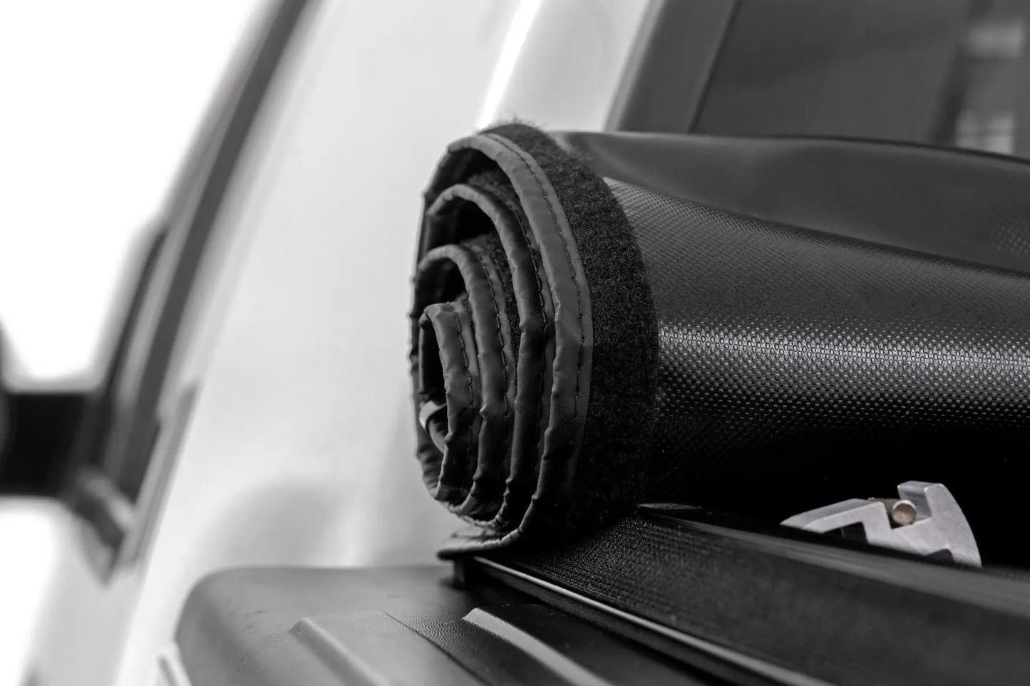 Rough Country Soft Roll Up Bed Cover | 5'7" Bed | Ford F-150 2WD/4WD (2004-2014) by Rough Country