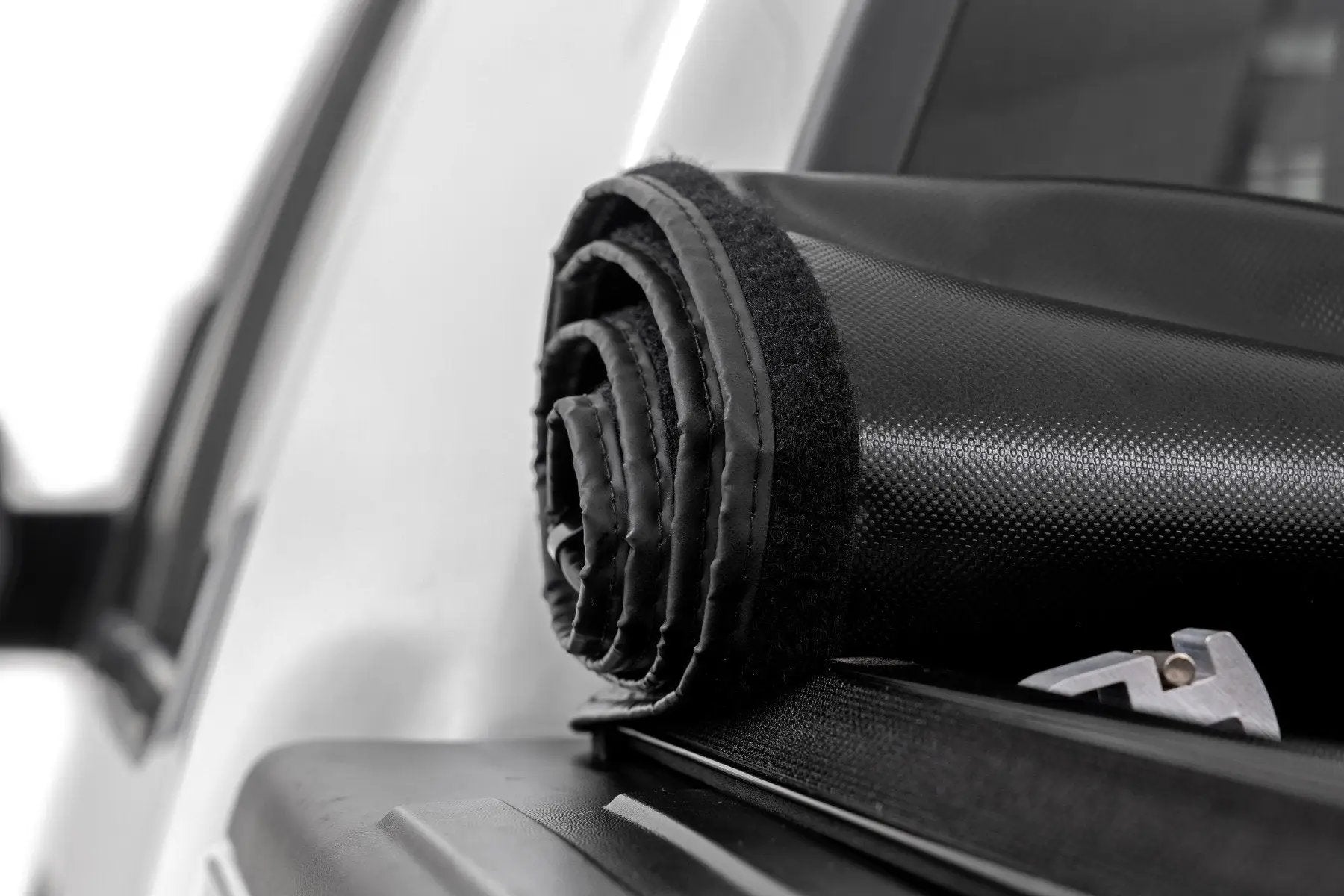 Rough Country Soft Roll Up Bed Cover | 5'7" Bed | Ford F-150 2WD/4WD (2004-2014) by Rough Country