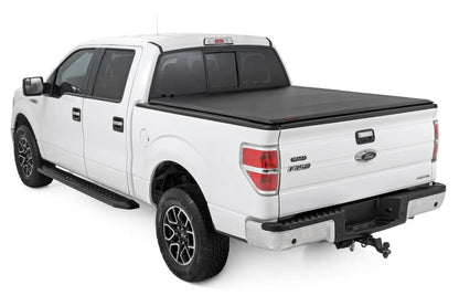 Rough Country Soft Roll Up Bed Cover | 5'7" Bed | Ford F-150 2WD/4WD (2004-2014) by Rough Country