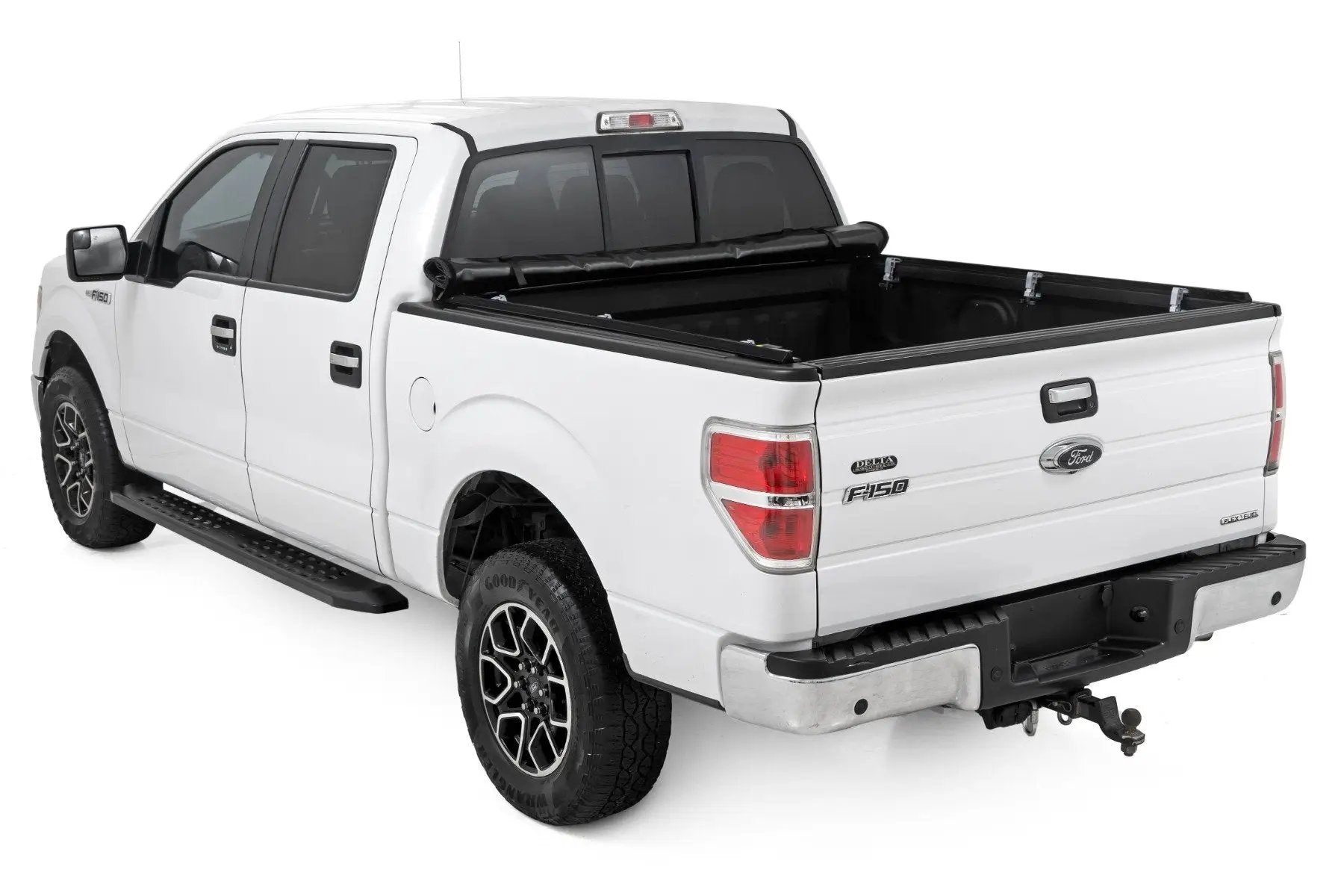 Rough Country Soft Roll Up Bed Cover | 5'7" Bed | Ford F-150 2WD/4WD (2004-2014) by Rough Country