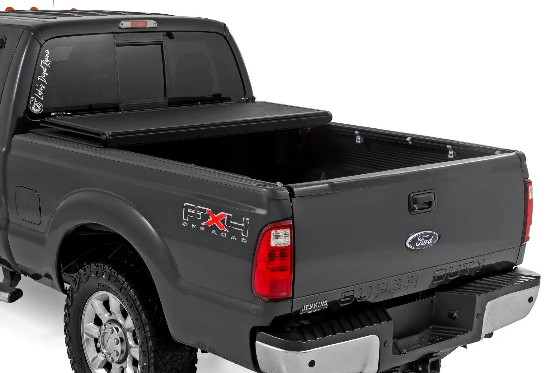 Rough Country Hard Low Profile Bed Cover | 6'10" Bed | Ford F-250/F-350 Super Duty (99-16) by Rough Country