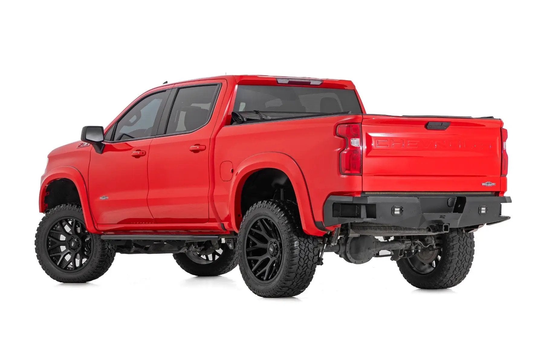 Rough Country OV2 Running Boards | Side Step Bars | Crew Cab | Chevy/GMC 1500/2500HD (19-26) by Rough Country