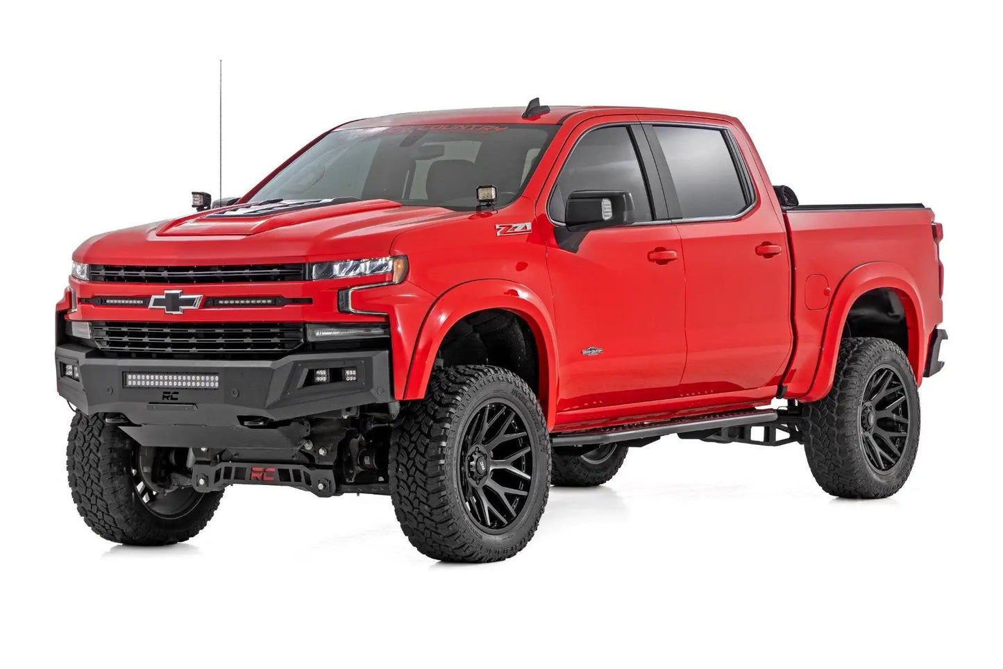 Rough Country OV2 Running Boards | Side Step Bars | Crew Cab | Chevy/GMC 1500/2500HD (19-26) by Rough Country