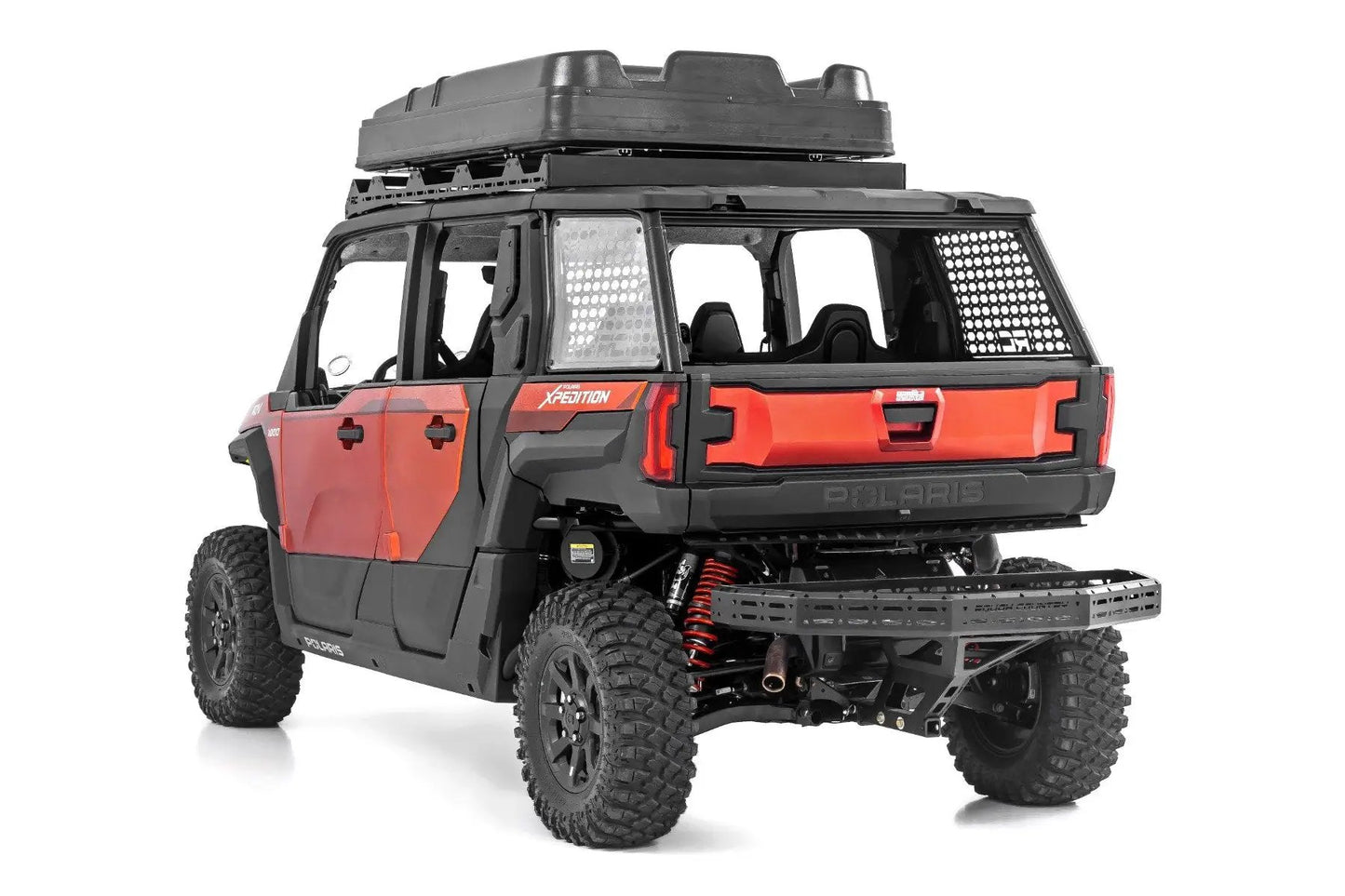 Rough Country Bed Side Rear Windows | Scratch Resistant | Polaris XPEDITION ADV 5 by Rough Country