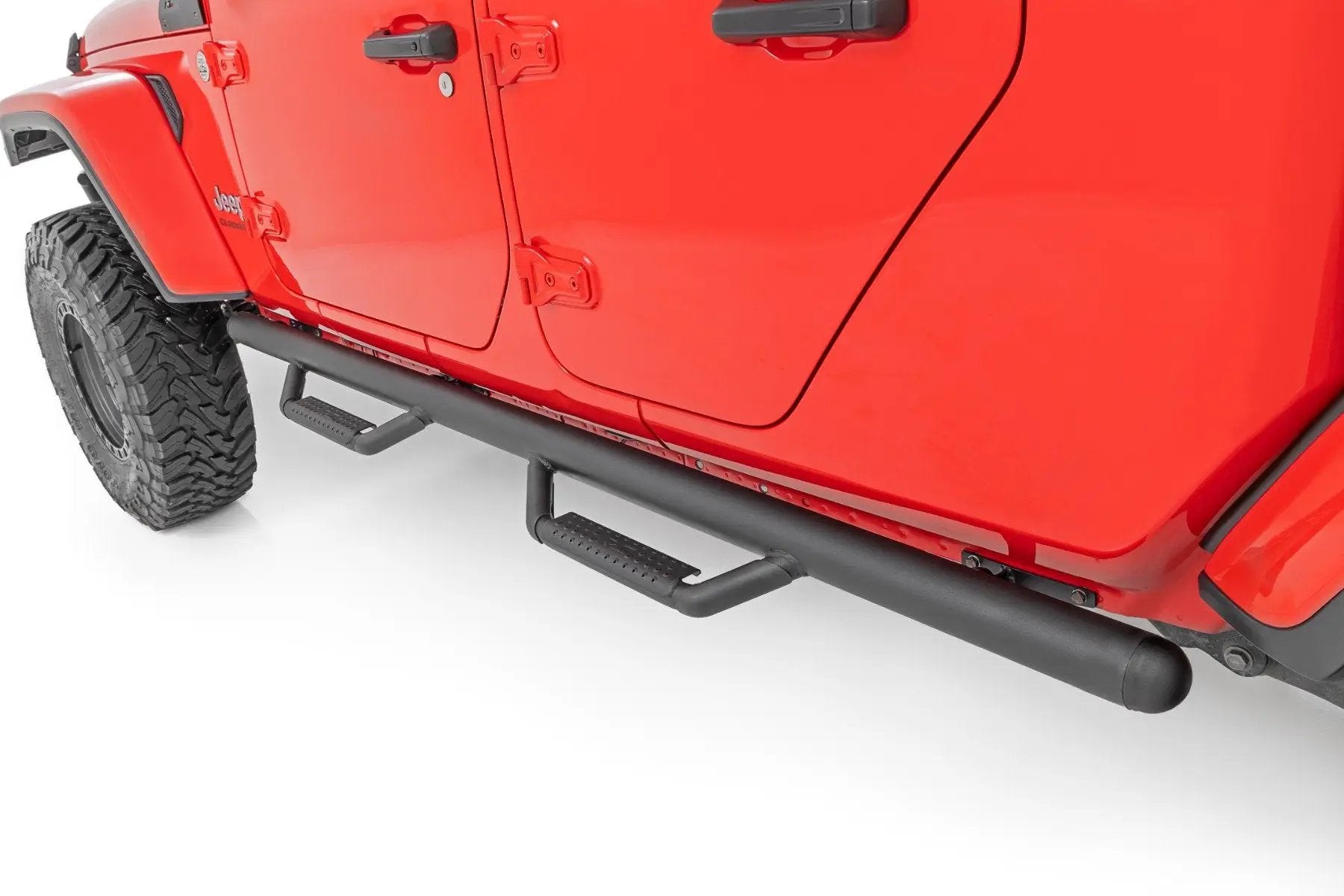 Rough Country Nerf Steps | Cab Length | Crew Cab | Jeep Gladiator JT 4WD (2020-2025) by Rough Country