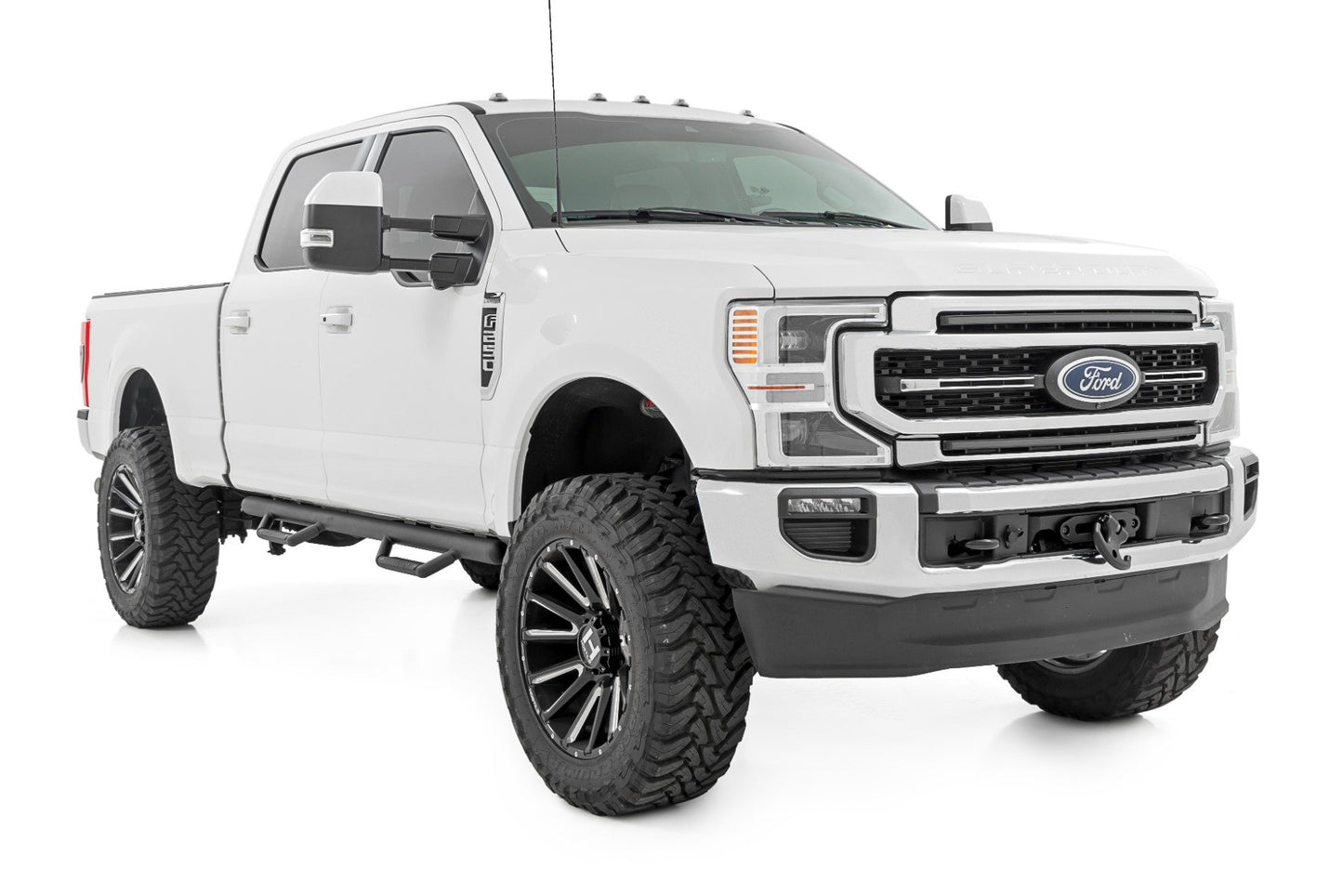 Estribos Nerf | Longitud de cabina | Doble cabina | Ford F-150/Lightning/F-250/F-350/Raptor (15-26)