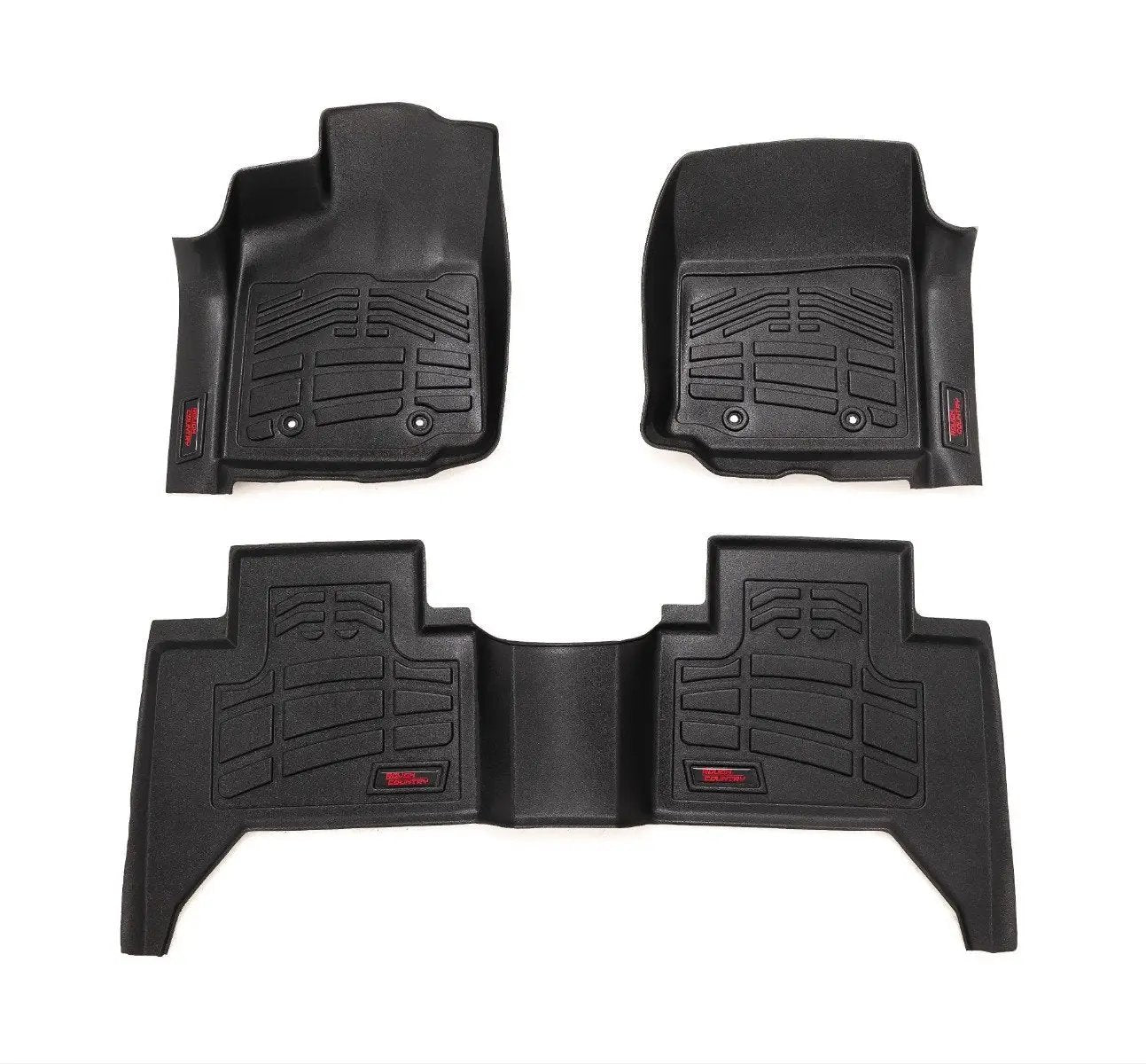 Rough Country Sure-Fit Floor Mats | FR & RR | Toyota Tacoma 2WD/4WD (2016-2023) by Rough Country