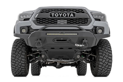 Rough Country LED Fog Light Kit | 3.5 Inch Round Black Series | Amber DRL | Toyota Tacoma (16-23) by Rough Country