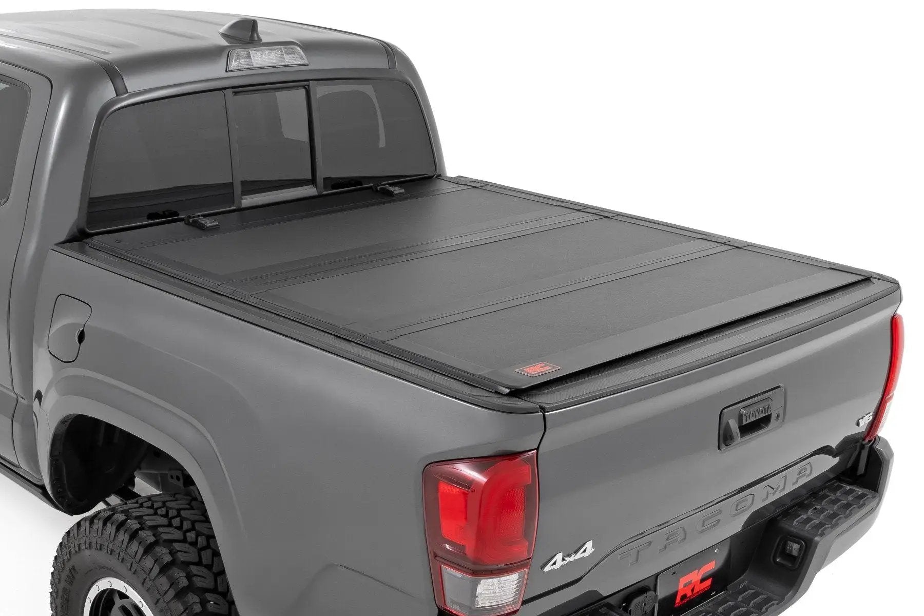 Rough Country Hard Tri-Fold Flip Up Bed Cover | 5' Bed | Toyota Tacoma 2WD/4WD (2005-2015) by Rough Country