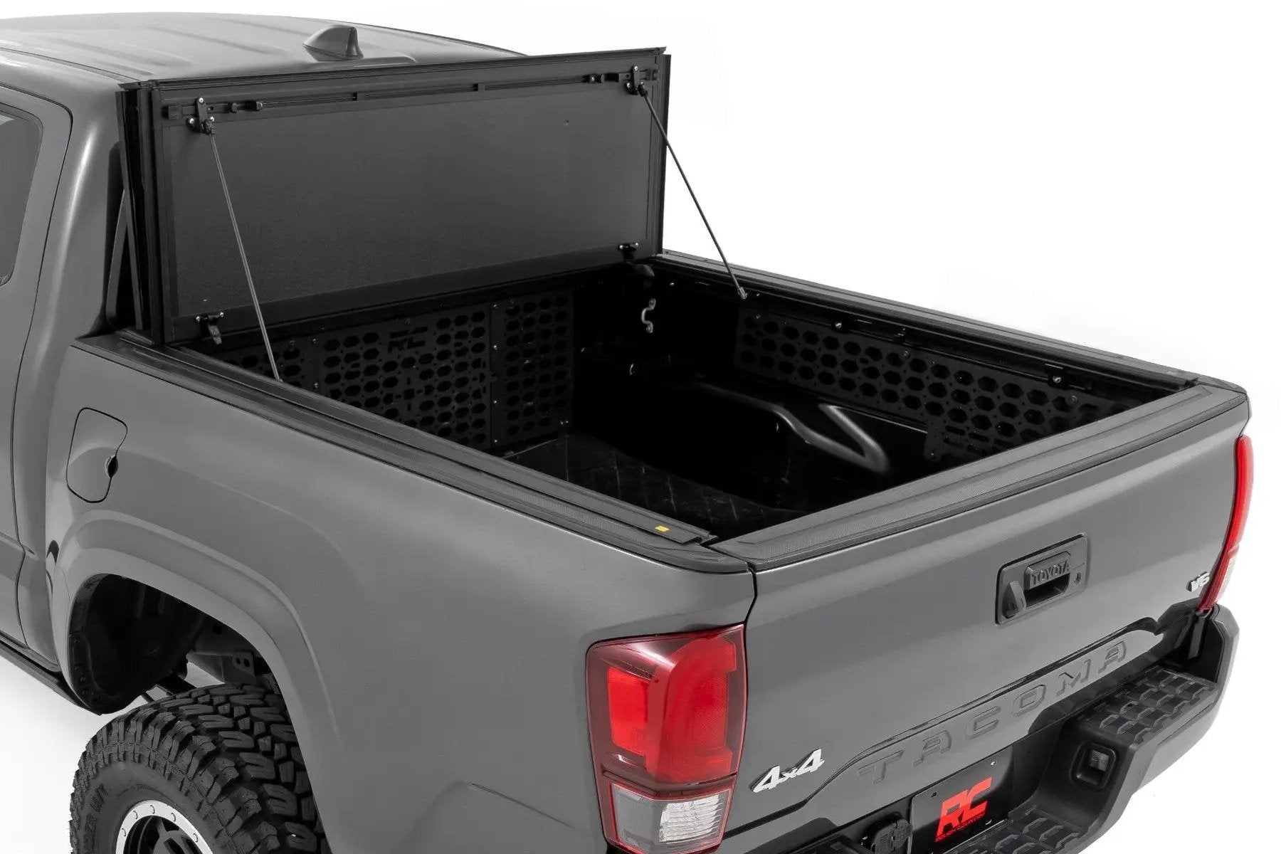 Rough Country Hard Tri-Fold Flip Up Bed Cover | 5' Bed | Toyota Tacoma 2WD/4WD (2005-2015) by Rough Country