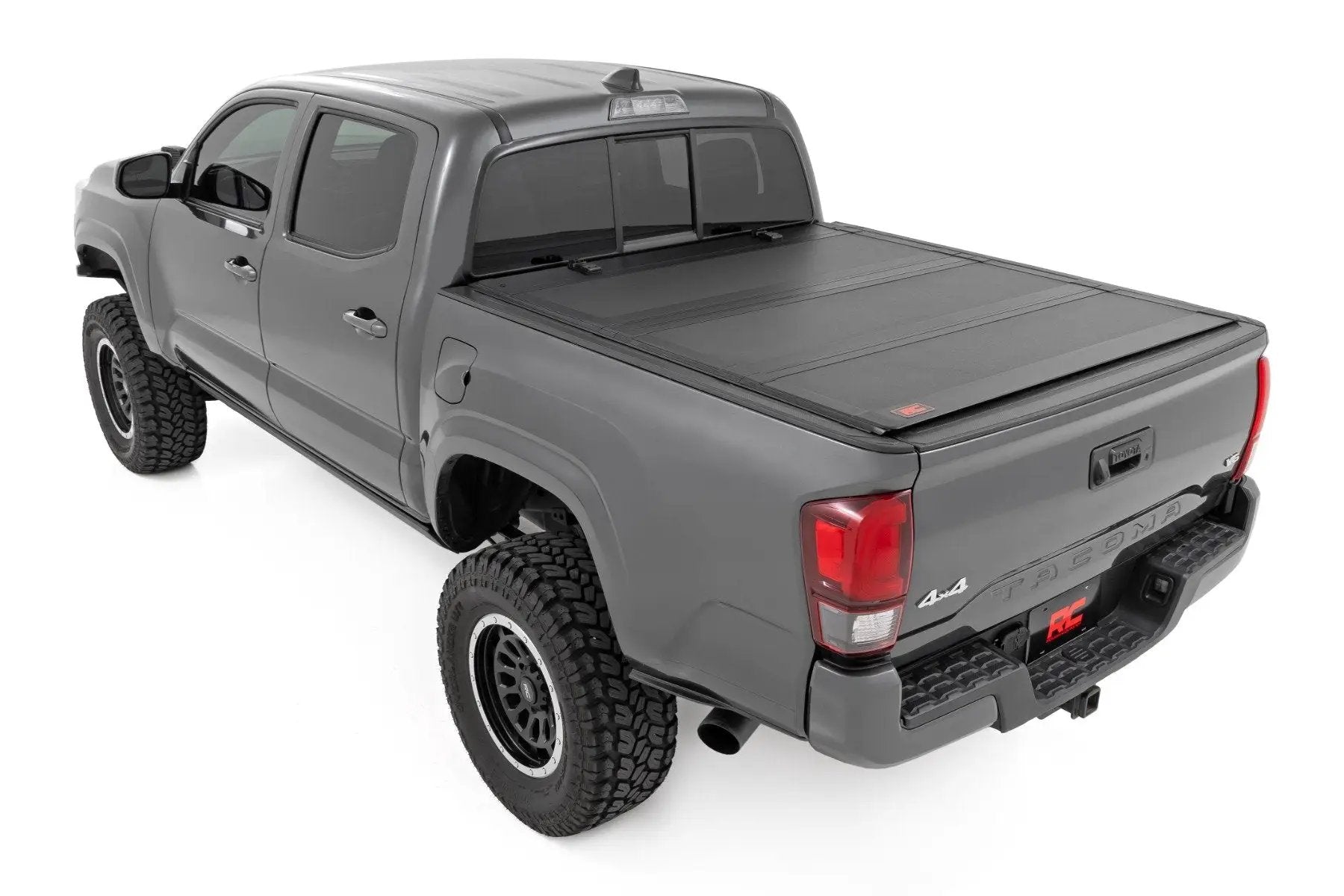 Rough Country Hard Tri-Fold Flip Up Bed Cover | 6' Bed | Toyota Tacoma 2WD/4WD (2016-2023) by Rough Country