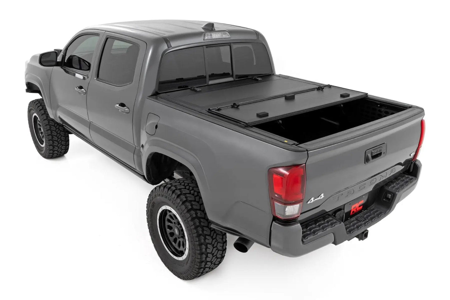 Rough Country Hard Tri-Fold Flip Up Bed Cover | 5' Bed | Toyota Tacoma 2WD/4WD (2005-2015) by Rough Country