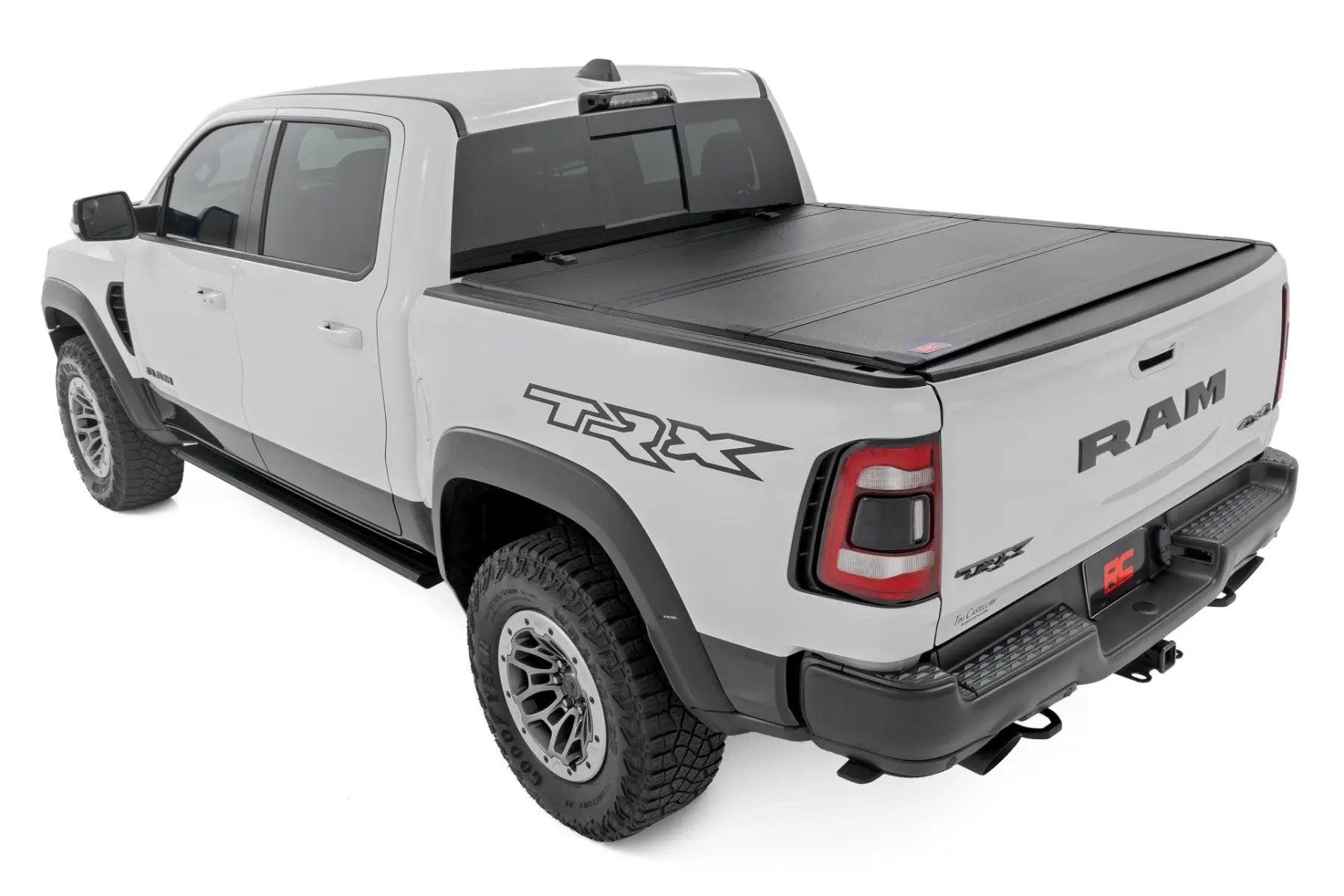 Rough Country Hard Tri-Fold Flip Up Bed Cover | 6'4" | Ram 1500 (19-26)/1500 TRX (21-24) by Rough Country