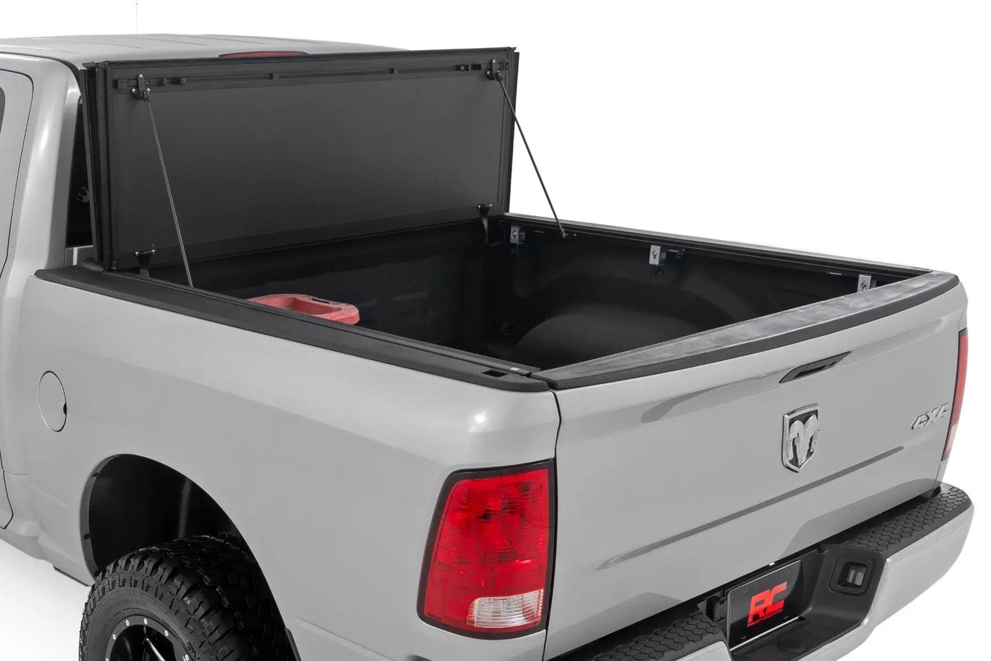 Rough Country Hard Tri-Fold Flip Up Bed Cover | 5'7" Bed | Ram 1500 2WD/4WD (2009-2018 & Classic) by Rough Country