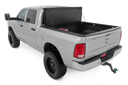 Rough Country Hard Tri-Fold Flip Up Bed Cover | 5'7" Bed | Ram 1500 2WD/4WD (2009-2018 & Classic) by Rough Country