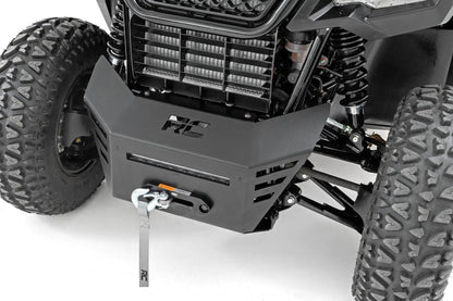 Rough Country Winch Plate | 4500-LB Winch | 10" Black Slimline | Honda Pioneer 520 by Rough Country