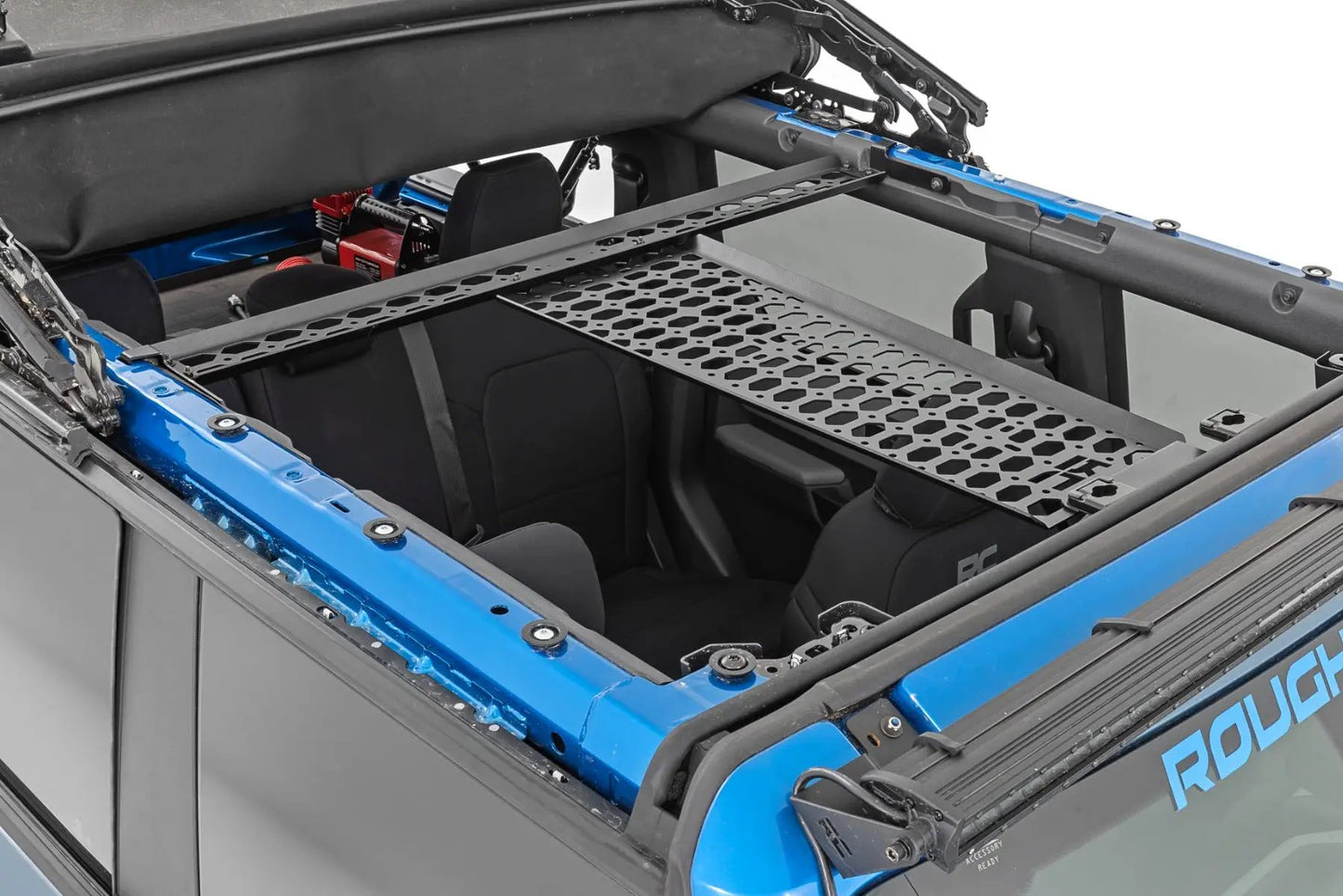 Rough Country Molle Mounting Panel w/ LED Dome Light | Overhead | Ford Bronco 4WD (21-25) by Rough Country