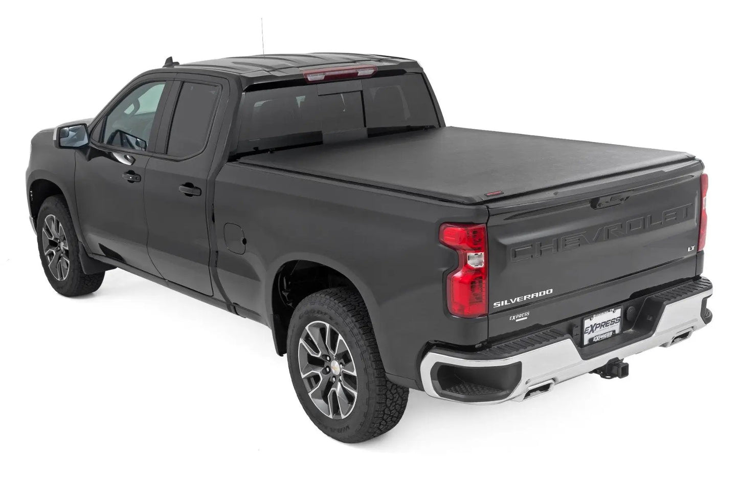 Rough Country Soft Roll Up Bed Cover | 6'7" Bed | Chevy/GMC Sierra 1500 (19-26)/Silverado 1500 (19-26) by Rough Country