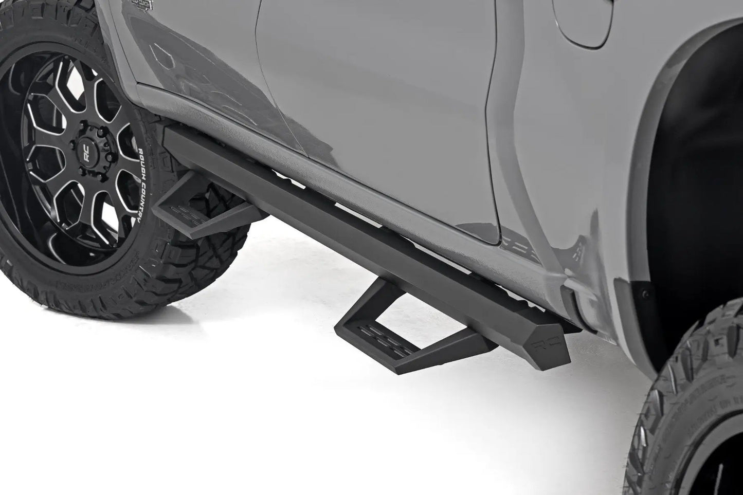 Rough Country SRL2 Adj Aluminum Step | Crew Cab | Chevy/GMC 1500/2500HD (19-26) by Rough Country