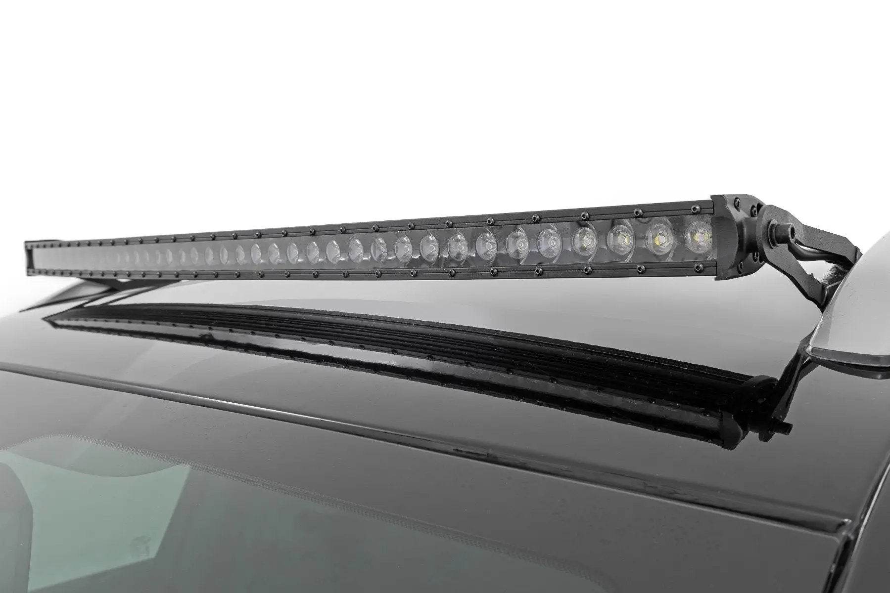Rough Country LED Light Kit | Roof Mount | 40" Black Single Row | Jeep Cherokee KL (14-23) by Rough Country