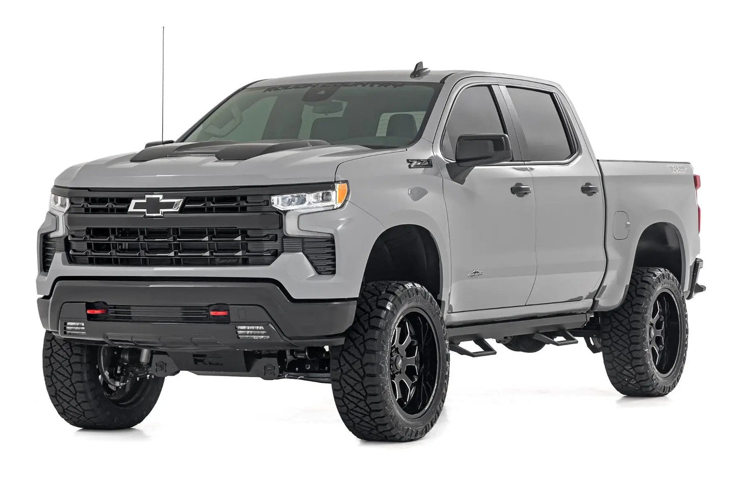 Rough Country SRL2 Adj Aluminum Step | Crew Cab | Chevy/GMC 1500/2500HD (19-26) by Rough Country