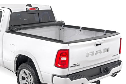 Rough Country Soft Roll Up Bed Cover | 6'4" Bed | Ram 1500 (19-26)/1500 TRX (21-24) by Rough Country