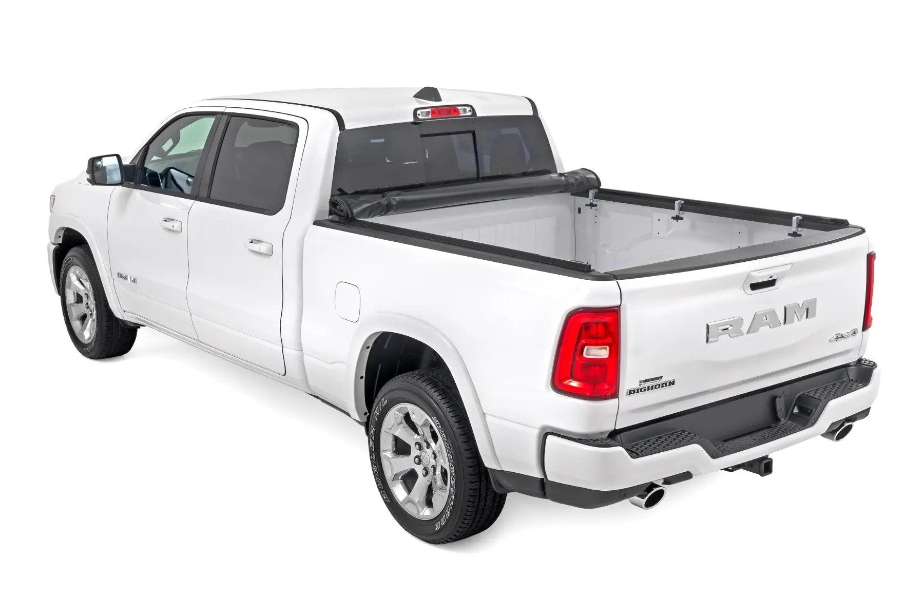 Rough Country Soft Roll Up Bed Cover | 6'4" Bed | Ram 1500 (19-26)/1500 TRX (21-24) by Rough Country