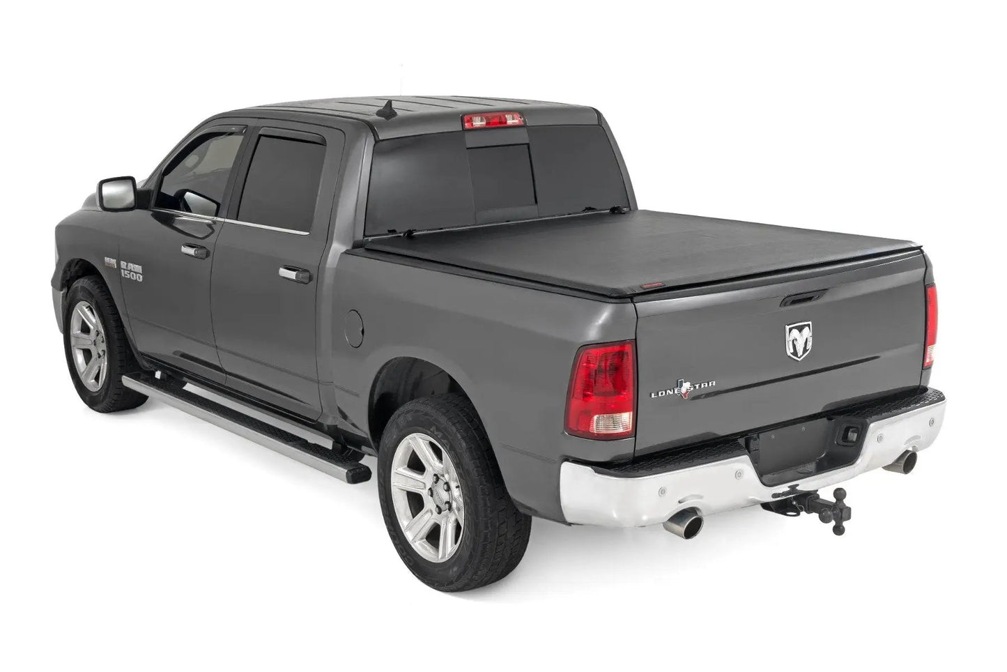 Rough Country Soft Roll Up Bed Cover | 5'7" Bed | Ram 1500 (09-18)/2500 (11-26) by Rough Country