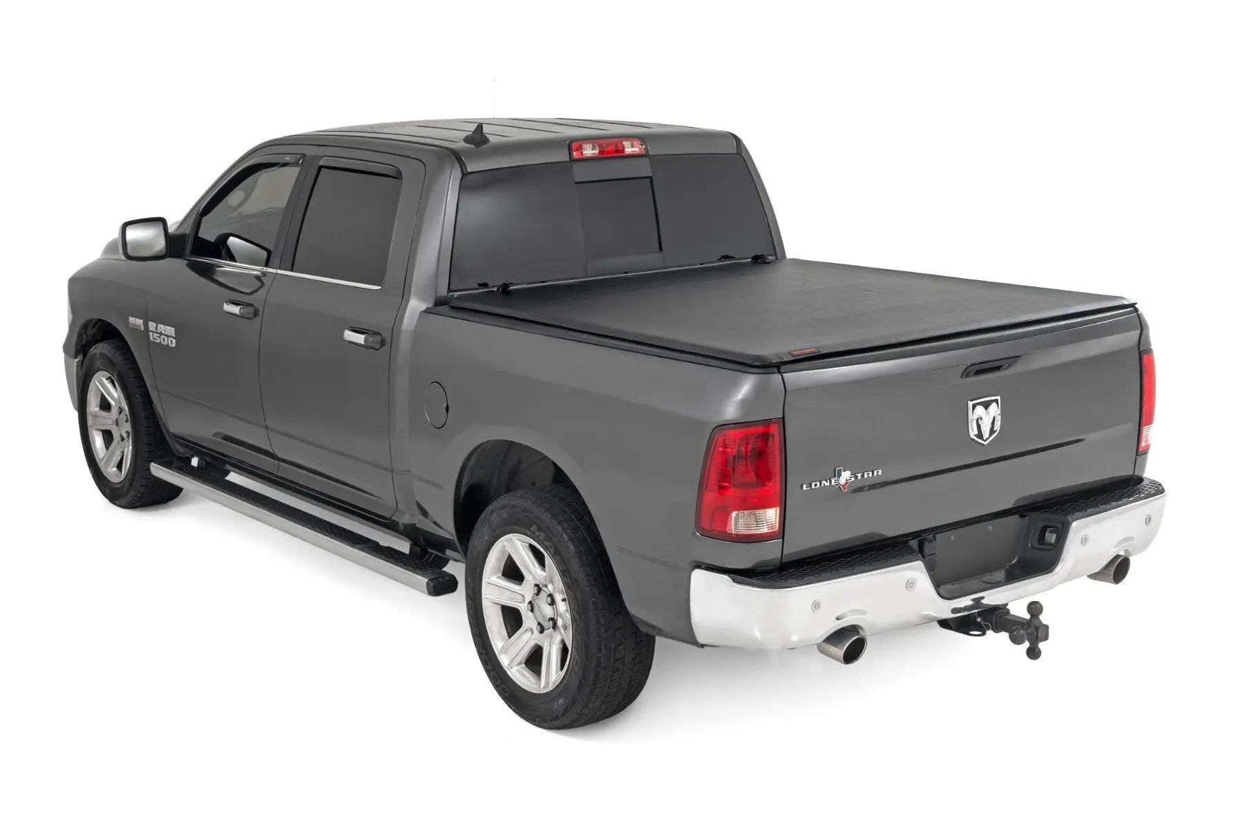 Rough Country Soft Roll Up Bed Cover | 5'7" Bed | Ram 1500 (09-18)/2500 (11-26) by Rough Country