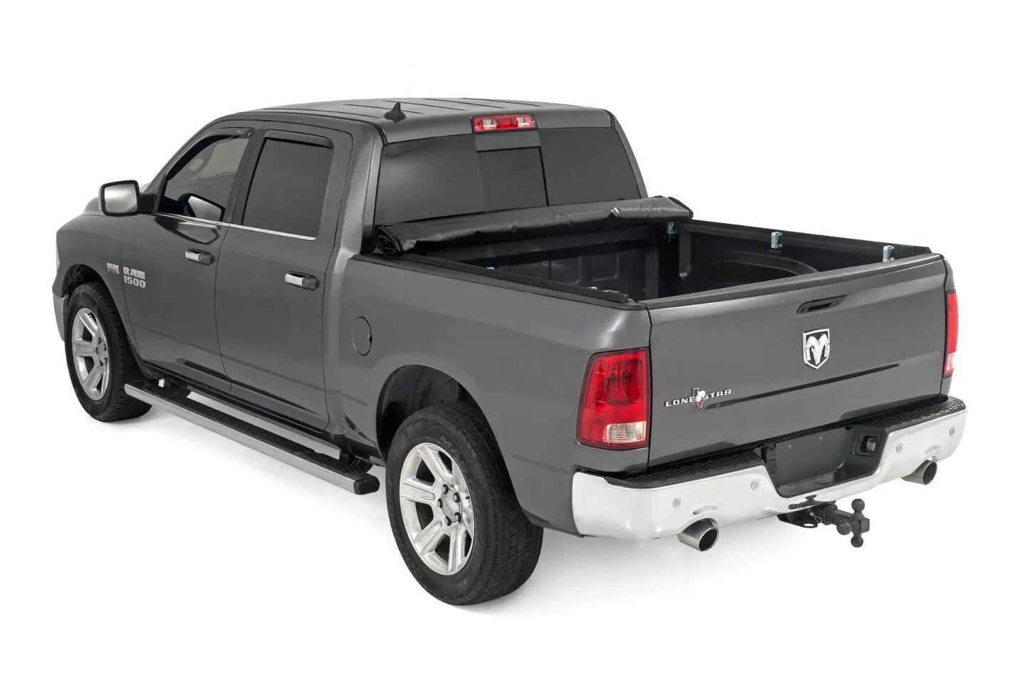 Rough Country Soft Roll Up Bed Cover | 5'7" Bed | Ram 1500 (09-18)/2500 (11-26) by Rough Country