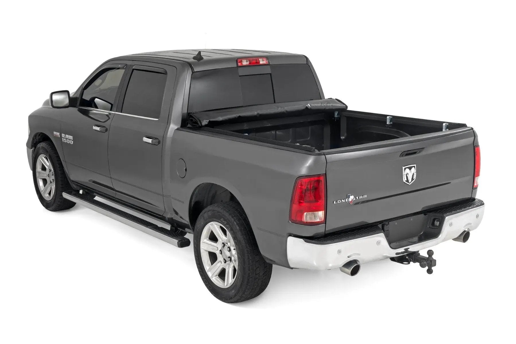 Rough Country Soft Roll Up Bed Cover | 5'7" Bed | Ram 1500 (09-18)/2500 (11-26) by Rough Country