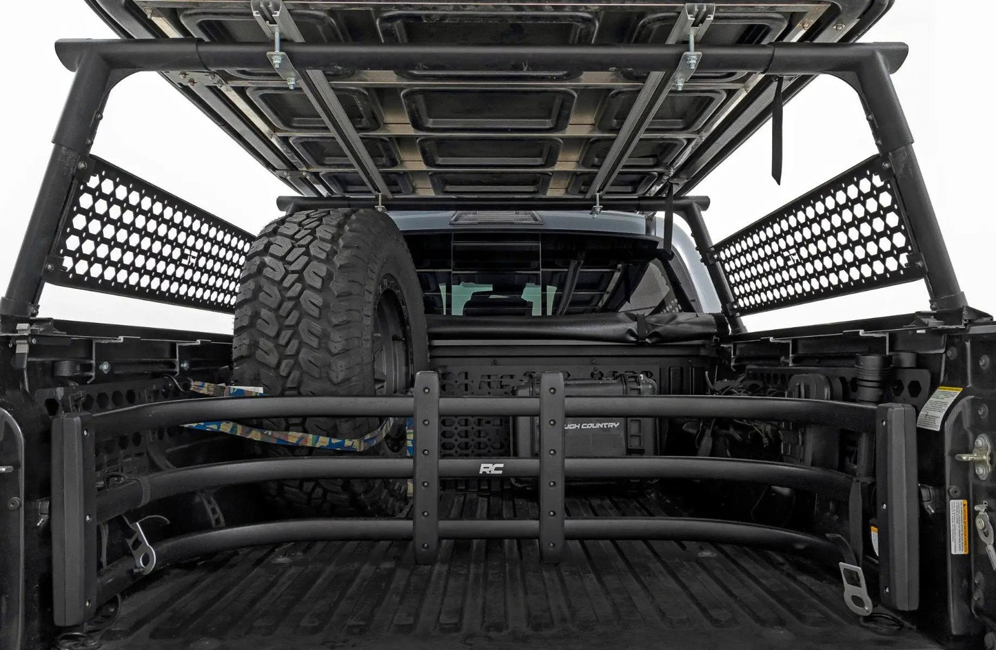 Rough Country Bed Rack Molle Panel | Toyota Tacoma 2WD/4WD (2005-2023) by Rough Country