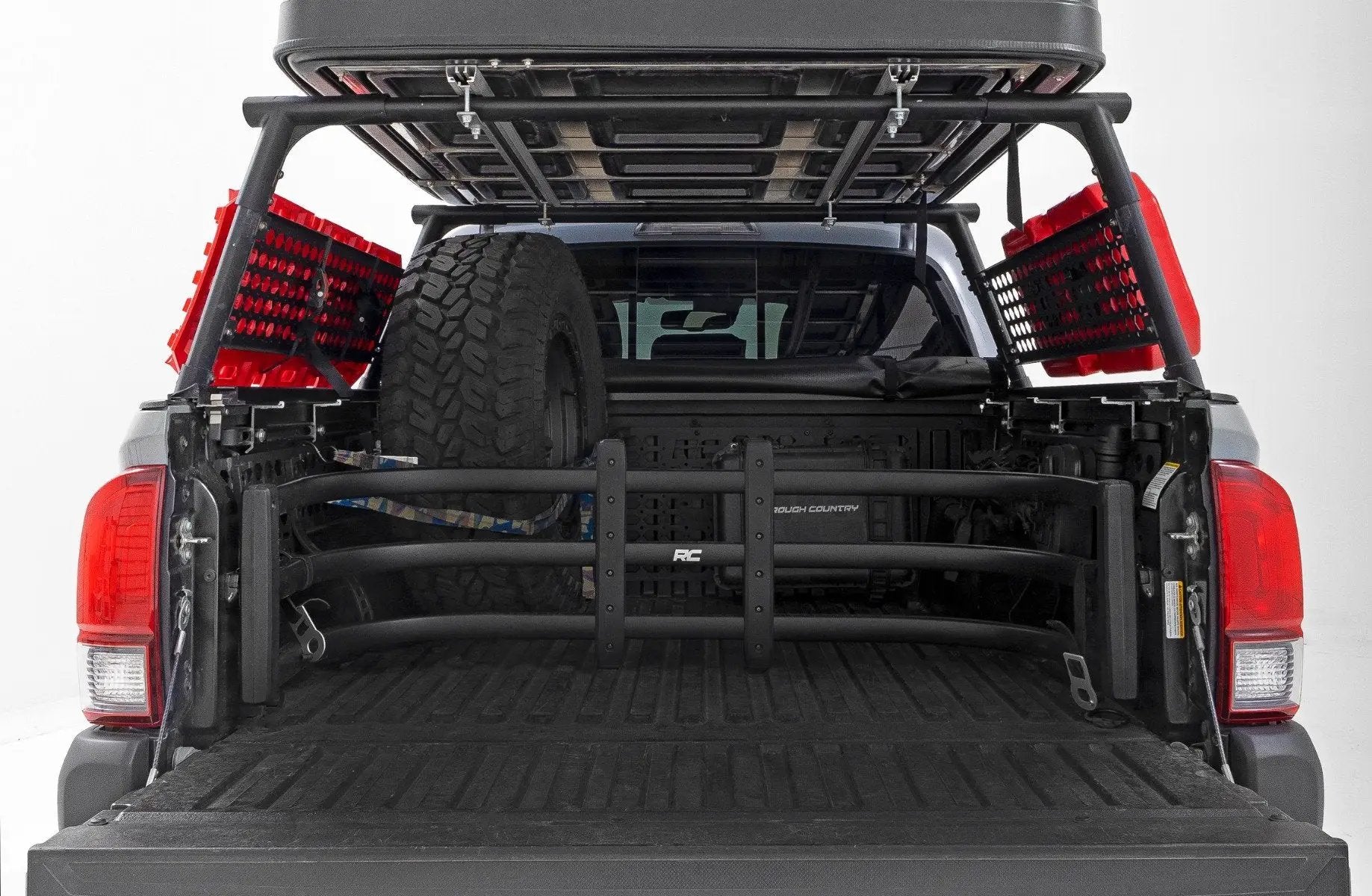 Rough Country Bed Rack Molle Panel | Toyota Tacoma 2WD/4WD (2005-2023) by Rough Country