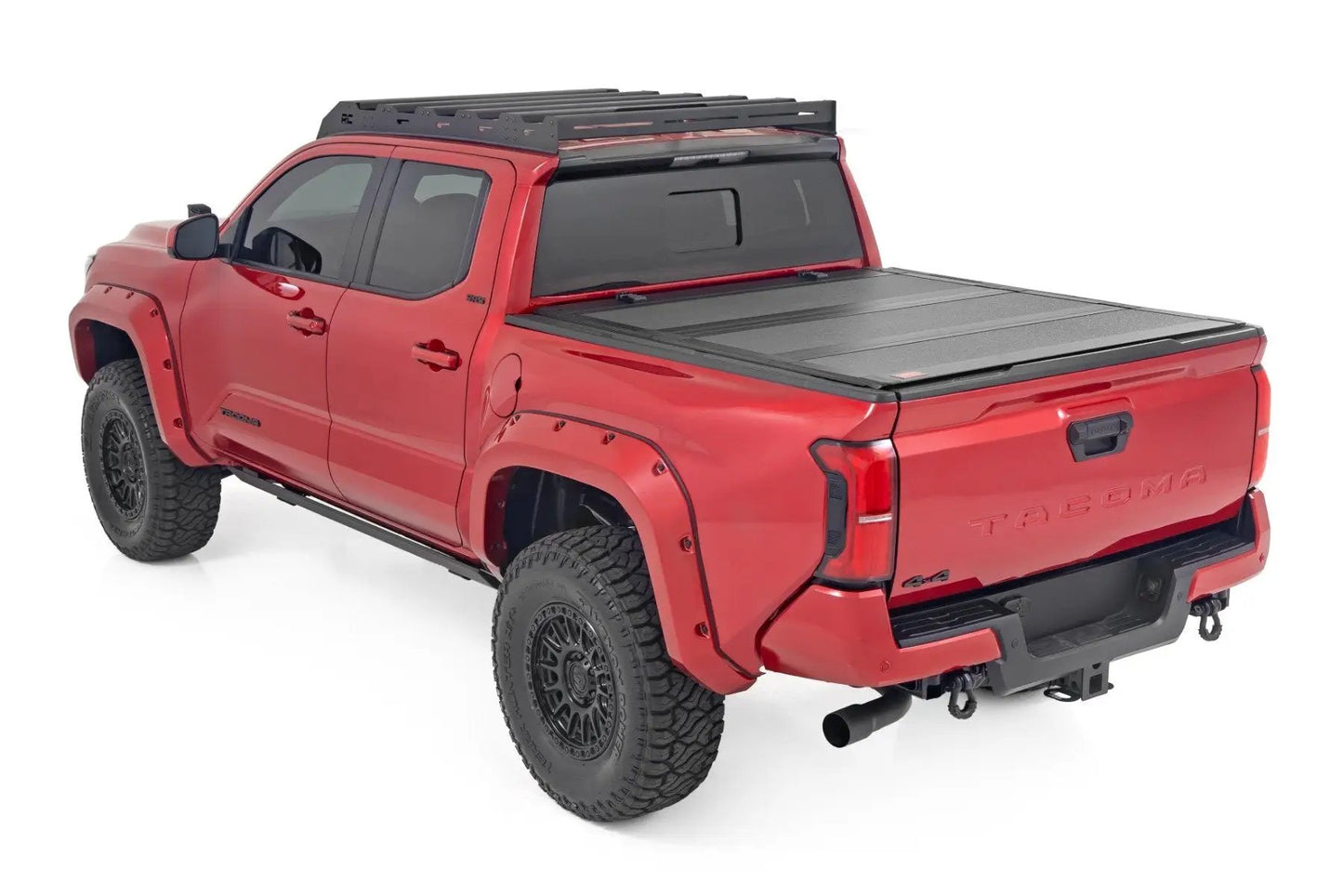 Rough Country Hard Tri-Fold Flip Up Bed Cover | 5' Bed | Toyota Tacoma 2WD/4WD (2024-2026) by Rough Country