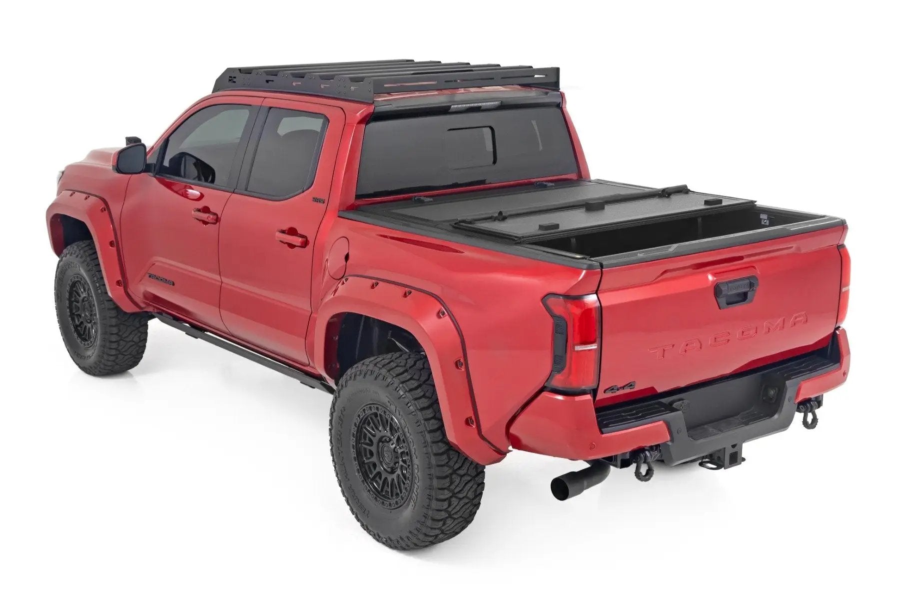 Rough Country Hard Tri-Fold Flip Up Bed Cover | 5' Bed | Toyota Tacoma 2WD/4WD (2024-2026) by Rough Country