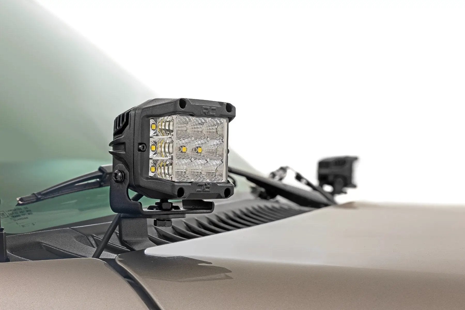 Rough Country LED Light Kit | Ditch Mount | 2" Black Pair | Spot | Chevy Silverado 1500 (99-06)/Tahoe (00-06) by Rough Country