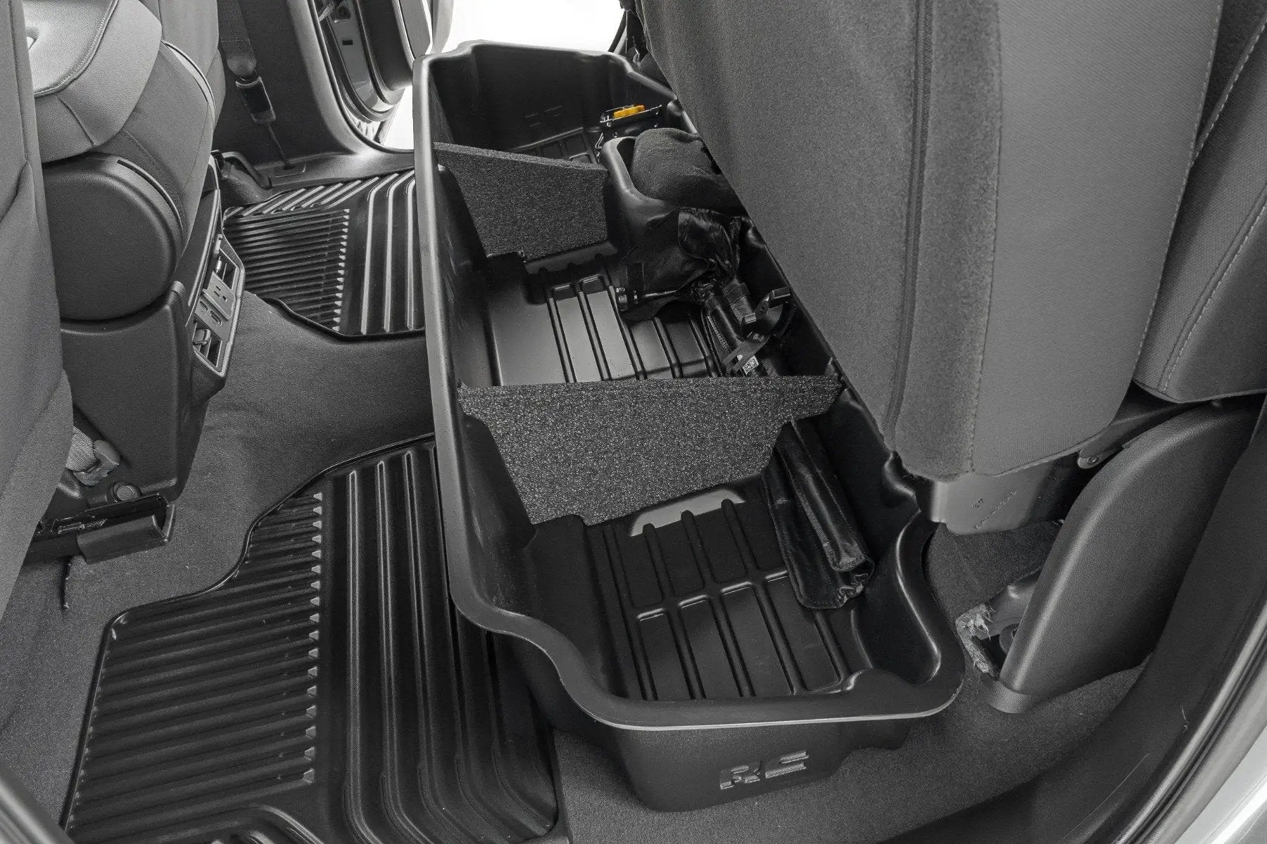 Rough Country Under Seat Storage | Double Cab | Chevy/GMC 1500/2500HD/3500HD (19-26) by Rough Country