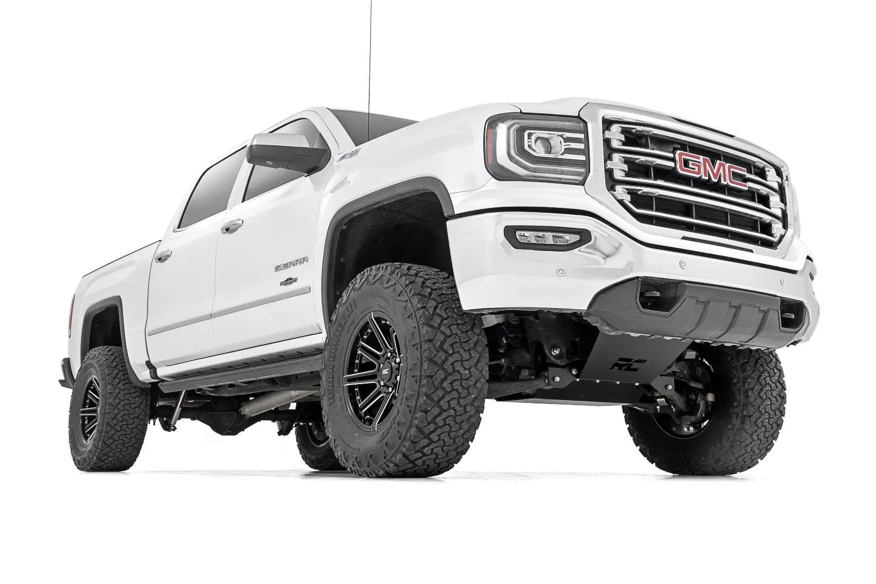 Rough Country 7 Inch Stamped Steel LCA Lift Kit | Forged UCA | Bracket | M1 Struts/M1 | Chevy/GMC 1500 (16-18) by Rough Country