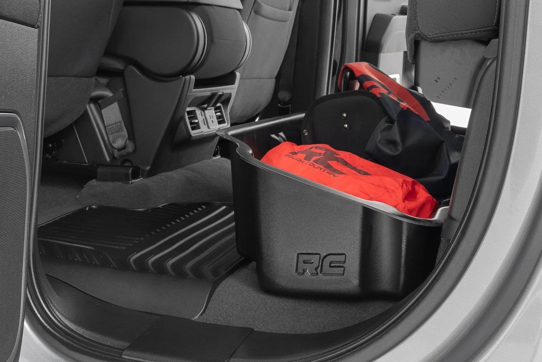 Rough Country Under Seat Storage | Double Cab | Chevy/GMC 1500/2500HD/3500HD (19-26) by Rough Country