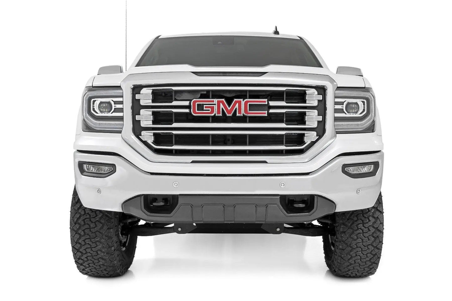 Rough Country 7 Inch Stamped Steel LCA Lift Kit | Forged UCA | Bracket | M1 Struts/M1 | Chevy/GMC 1500 (16-18) by Rough Country