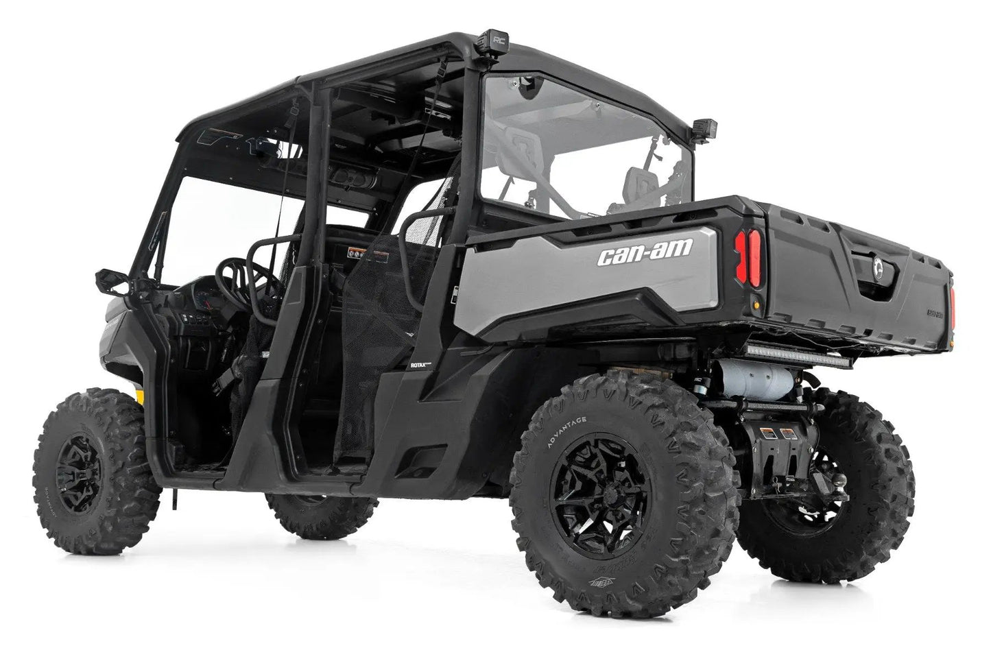 Rough Country Rear Cab Panel | Scratch Resistant | Can-Am Defender HD 8/HD 9/HD 10 by Rough Country