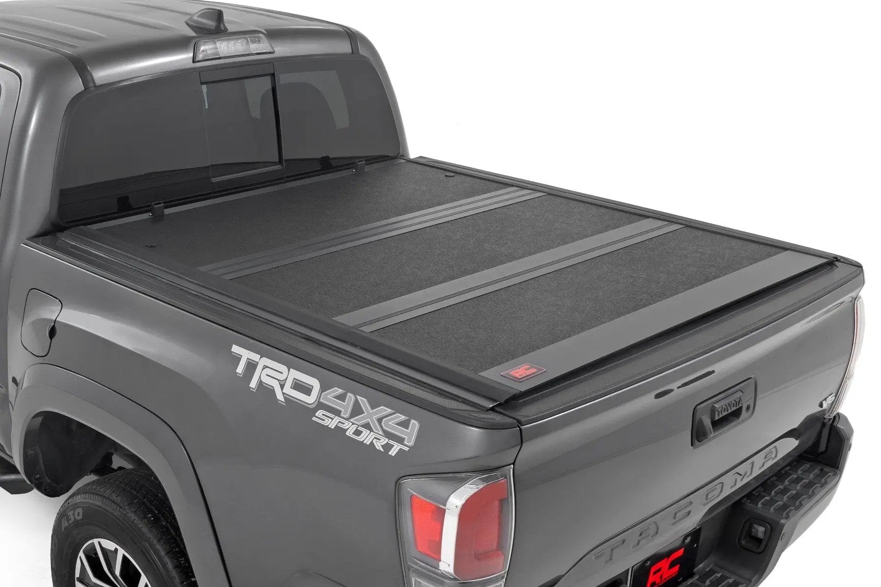 Rough Country Hard Low Profile Bed Cover | 5' Bed | Toyota Tacoma 2WD/4WD (2016-2023) by Rough Country