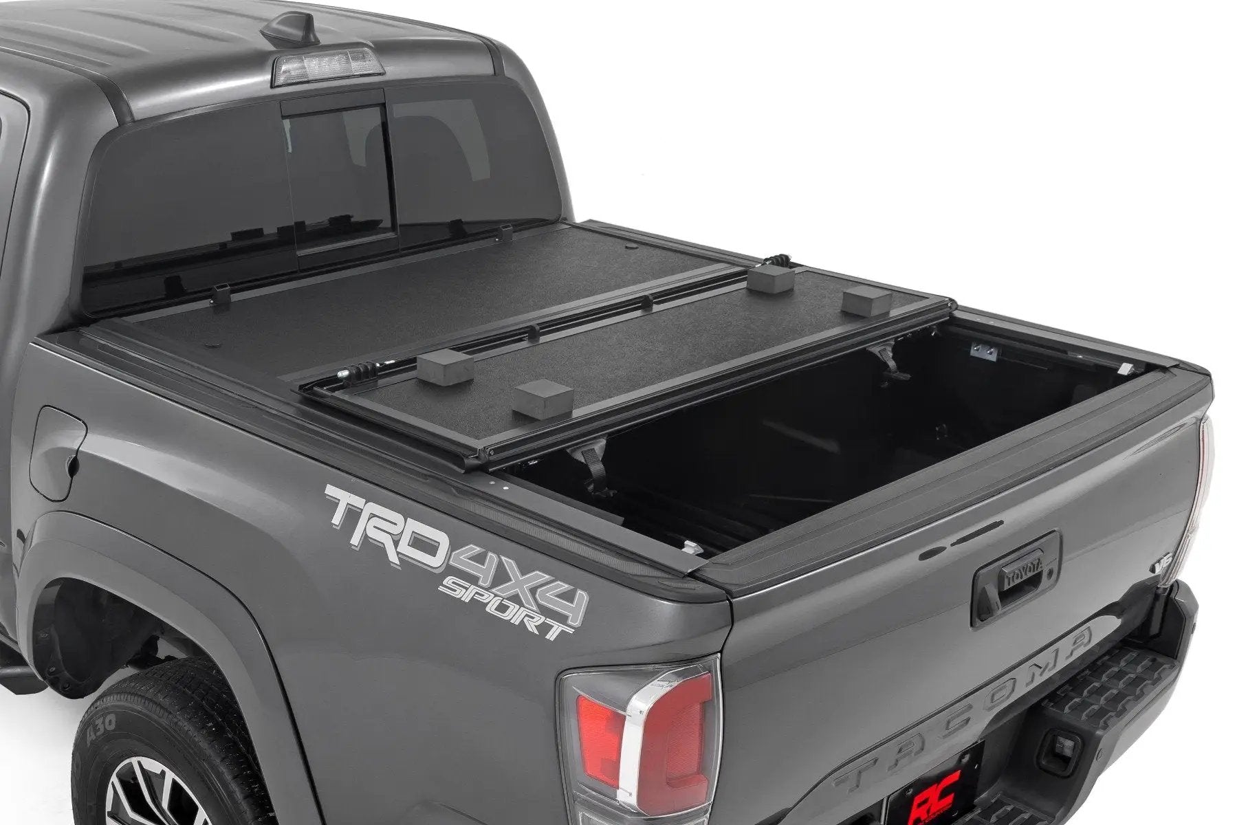 Rough Country Hard Low Profile Bed Cover | 6' Bed | Toyota Tacoma 2WD/4WD (2016-2023) by Rough Country