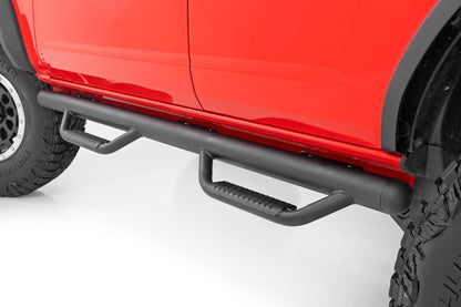 Rough Country Nerf Steps | Wheel to Wheel | 4 Door | Ford Bronco 4WD (2021-2025) by Rough Country
